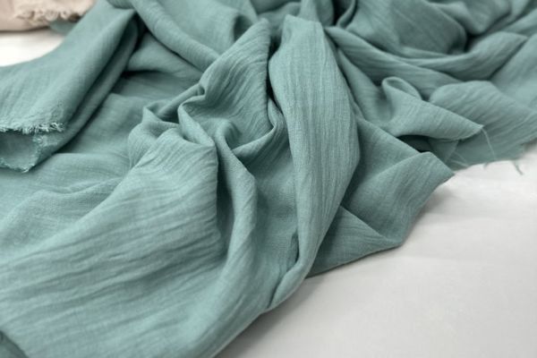 Плательная ткань Аделина жатка Полынь